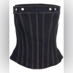 Alexander McQueen Denim Corset